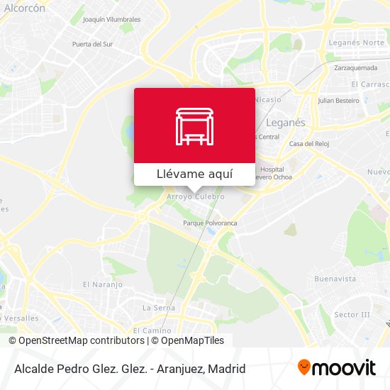 Mapa Alcalde Pedro Glez. Glez. - Aranjuez