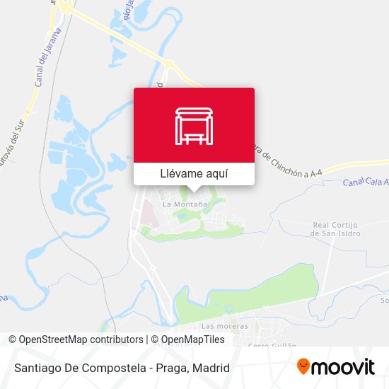 Mapa Santiago De Compostela - Praga