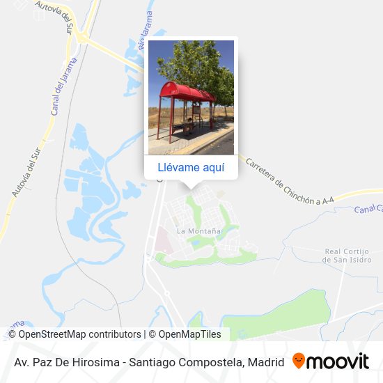 Mapa Av. Paz De Hirosima - Santiago Compostela