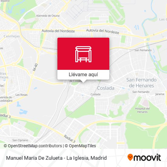 Mapa Manuel María De Zulueta - La Iglesia