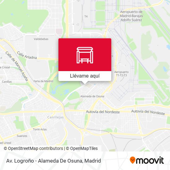 Mapa Av. Logroño - Alameda De Osuna