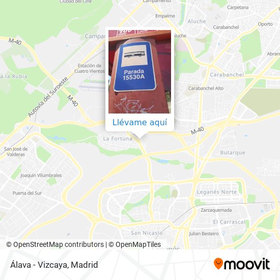 Mapa Álava - Vizcaya