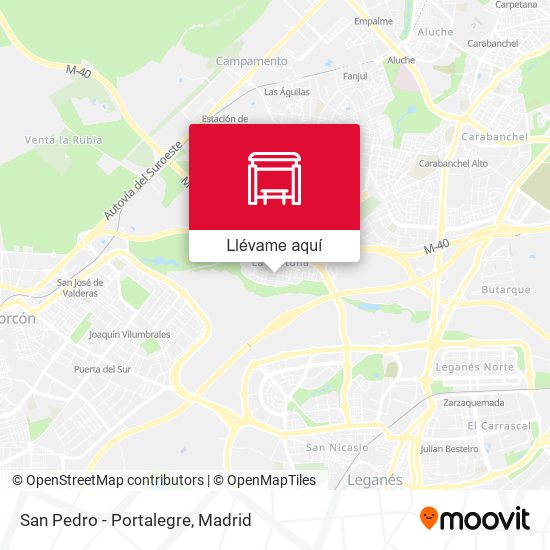Mapa San Pedro - Portalegre
