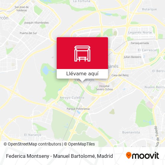 Mapa Federica Montseny - Manuel Bartolomé