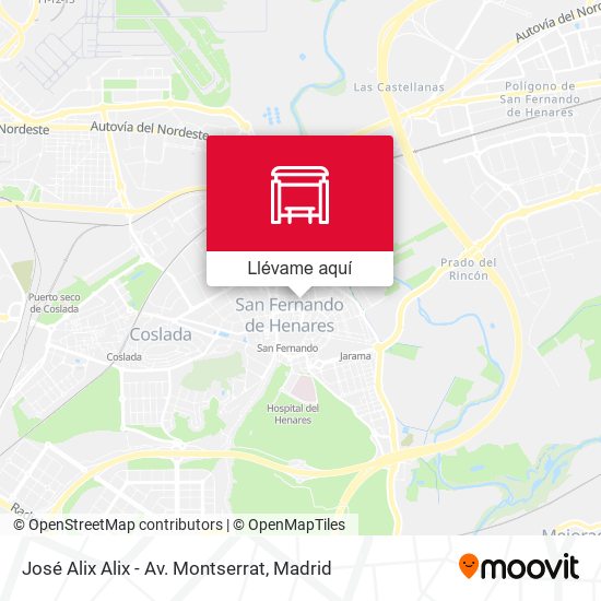 Mapa José Alix Alix - Av. Montserrat