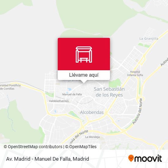 Mapa Av. Madrid - Manuel De Falla