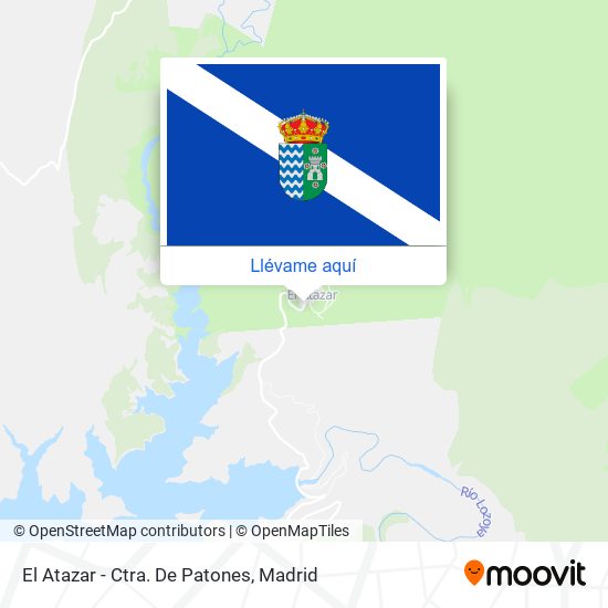 Mapa El Atazar - Ctra. De Patones