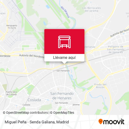 Mapa Miguel Peña - Senda Galiana