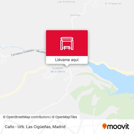 Mapa Caño - Urb. Las Cigüeñas