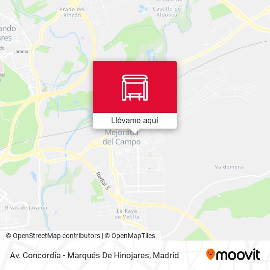 Mapa Av. Concordia - Marqués De Hinojares