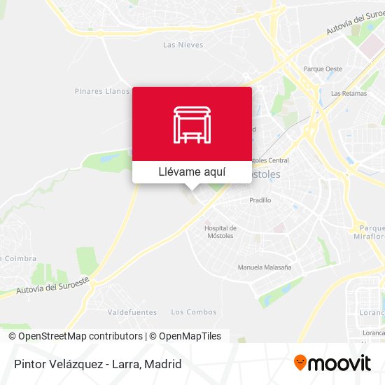 Mapa Pintor Velázquez - Larra