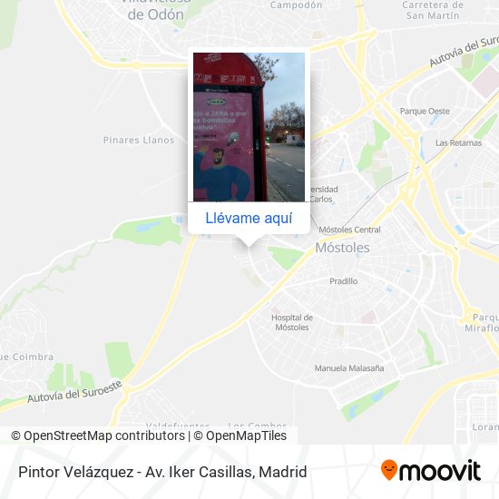 Mapa Pintor Velázquez - Av. Iker Casillas