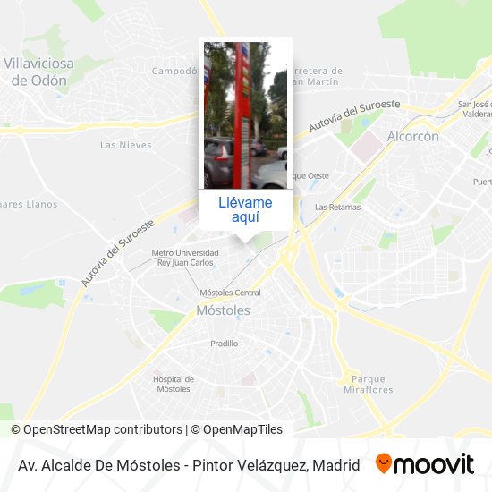 Mapa Av. Alcalde De Móstoles - Pintor Velázquez