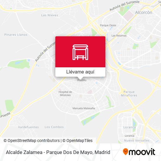 Mapa Alcalde Zalamea - Parque Dos De Mayo