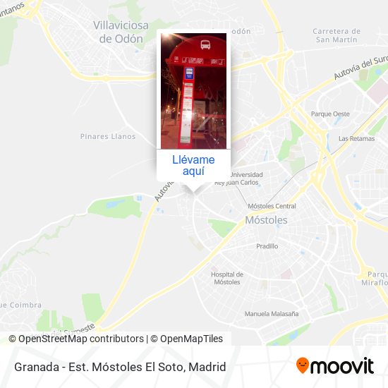 Mapa Granada - Est. Móstoles El Soto