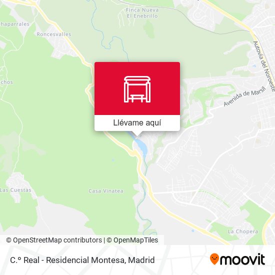 Mapa C.º Real - Residencial Montesa