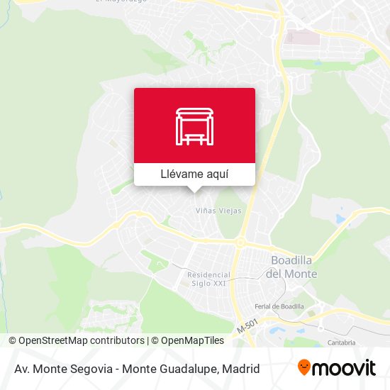 Mapa Av. Monte Segovia - Monte Guadalupe