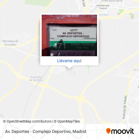 Mapa Av. Deportes - Complejo Deportivo