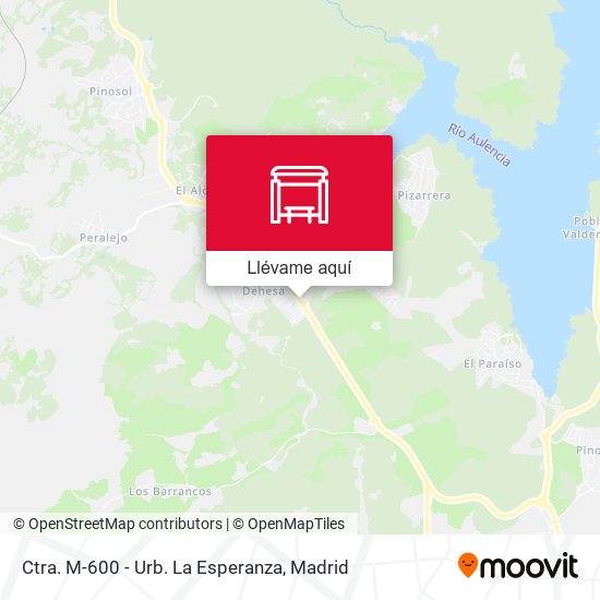 Mapa Ctra. M-600 - Urb. La Esperanza