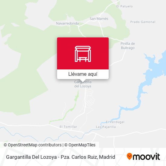 Mapa Gargantilla Del Lozoya - Pza. Carlos Ruiz