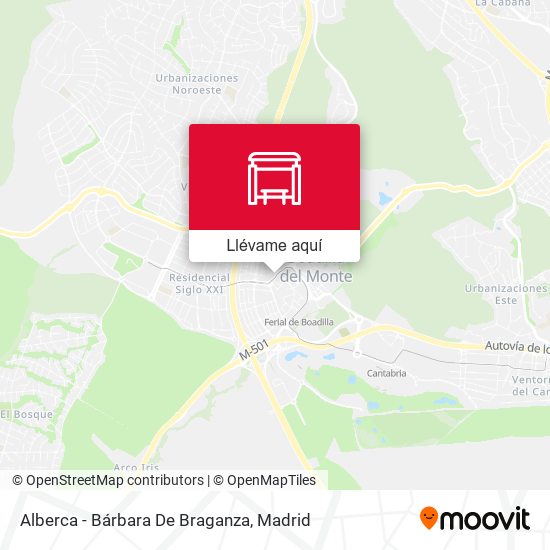 Mapa Alberca - Bárbara De Braganza