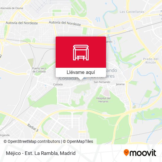 Mapa Méjico - Est. La Rambla