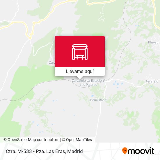 Mapa Ctra. M-533 - Pza. Las Eras