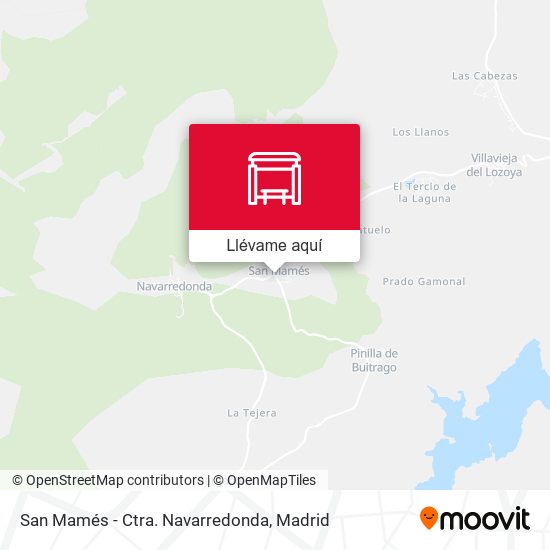 Mapa San Mamés - Ctra. Navarredonda