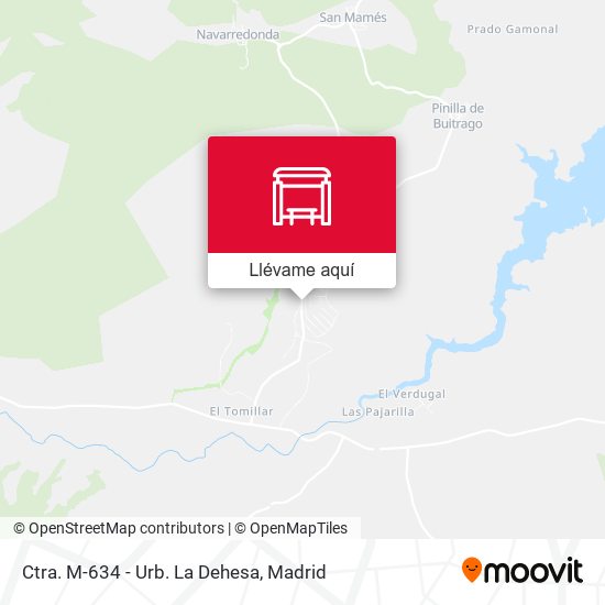 Mapa Ctra. M-634 - Urb. La Dehesa