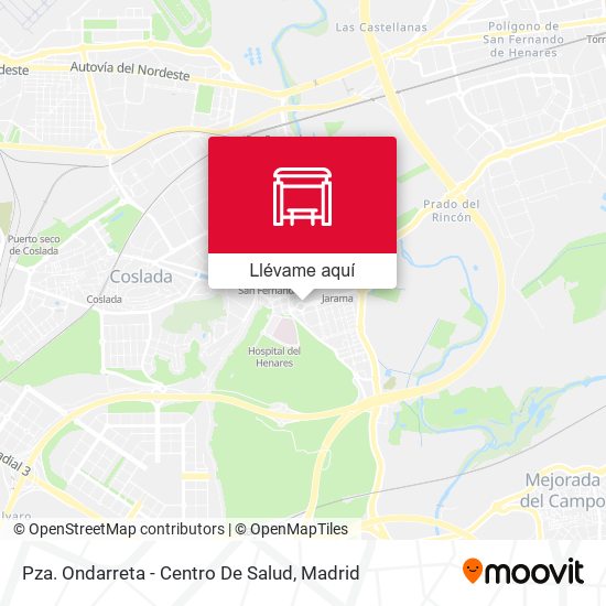 Mapa Pza. Ondarreta - Centro De Salud