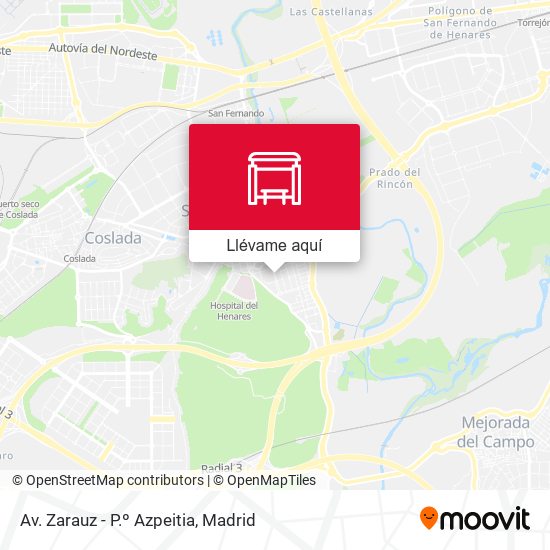 Mapa Av. Zarauz - P.º Azpeitia