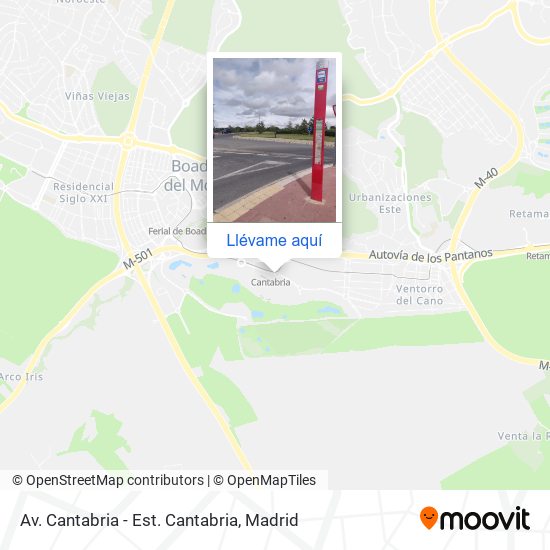 Mapa Av. Cantabria - Est. Cantabria