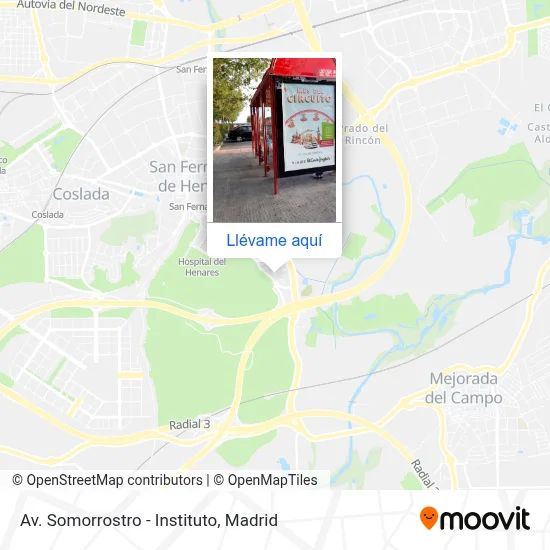 Mapa Av. Somorrostro - Instituto