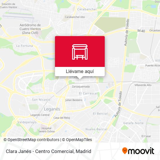 Mapa Clara Janés - Centro Comercial
