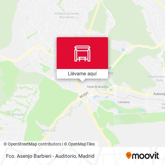 Mapa Fco. Asenjo Barbieri - Auditorio