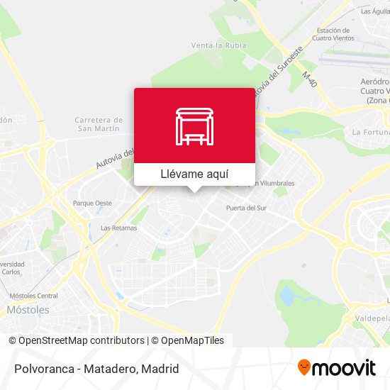 Mapa Polvoranca - Matadero