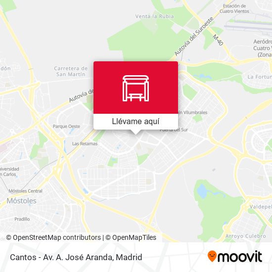 Mapa Cantos - Av. A. José Aranda