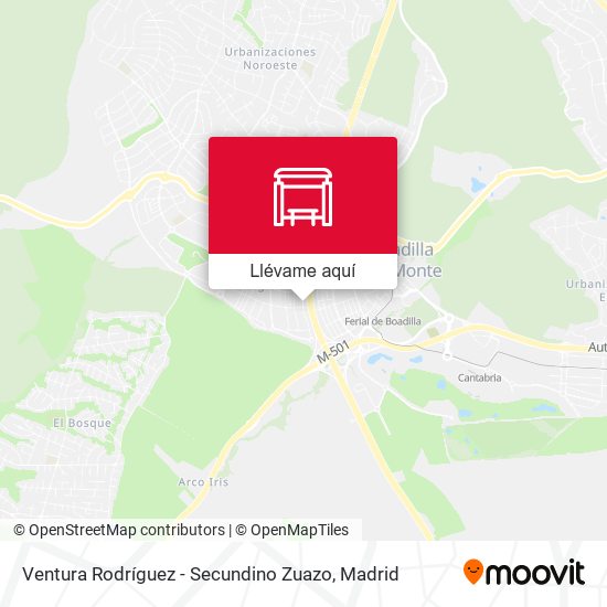 Mapa Ventura Rodríguez - Secundino Zuazo