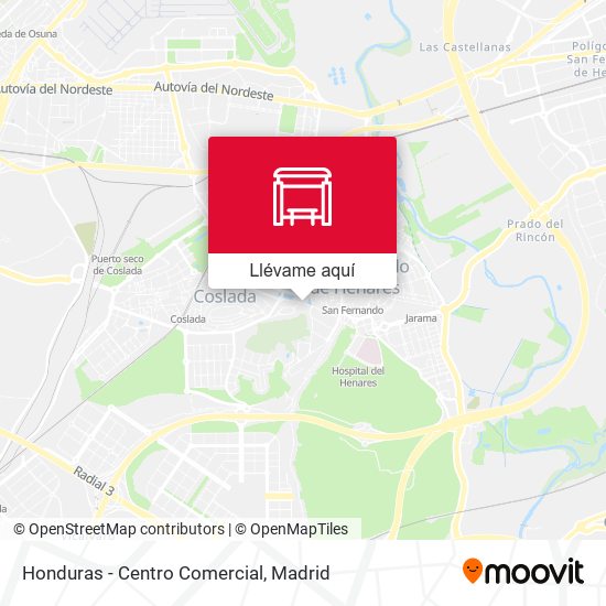 Mapa Honduras - Centro Comercial