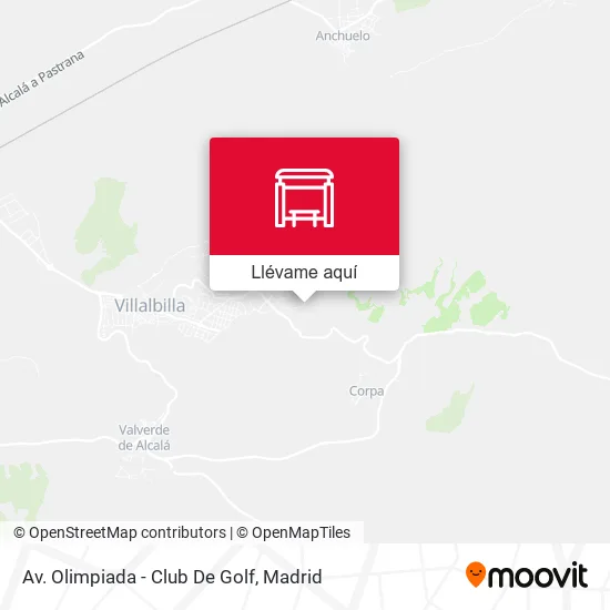 Mapa Av. Olimpiada - Club De Golf