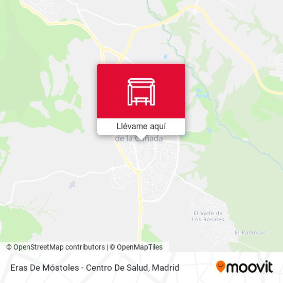 Mapa Eras De Móstoles - Centro De Salud