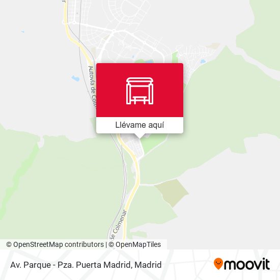 Mapa Av. Parque - Pza. Puerta Madrid