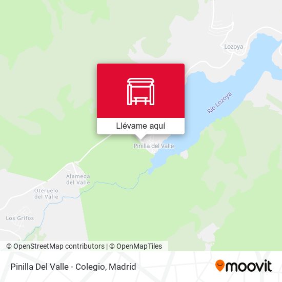 Mapa Pinilla Del Valle - Colegio