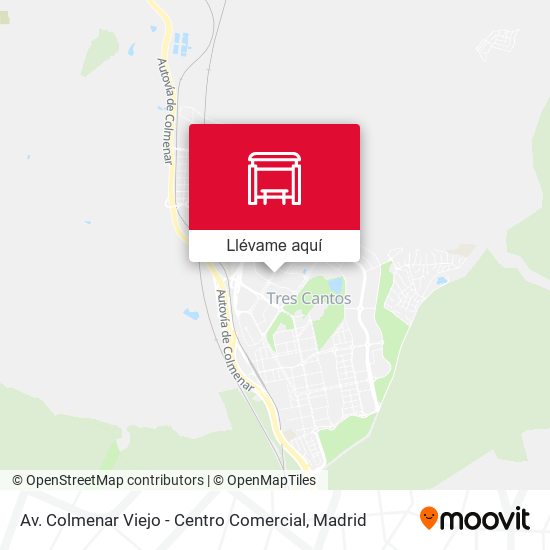 Mapa Av. Colmenar Viejo - Centro Comercial