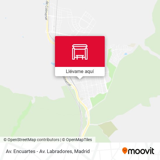 Mapa Av. Encuartes - Av. Labradores