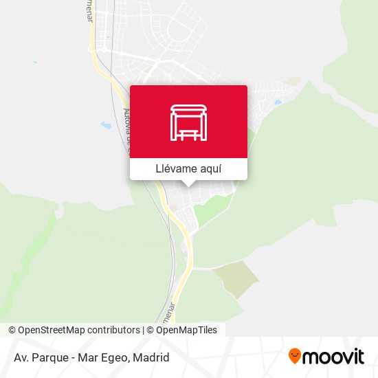 Mapa Av. Parque - Mar Egeo