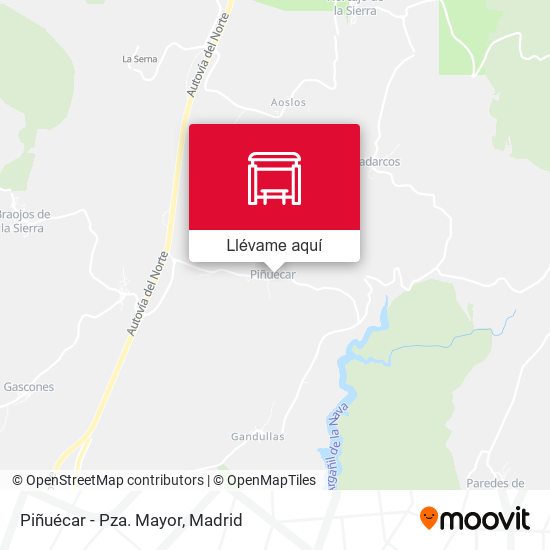 Mapa Piñuécar - Pza. Mayor