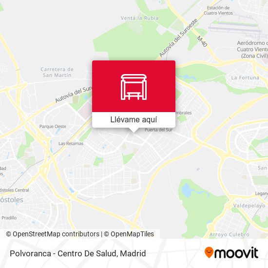 Mapa Polvoranca - Centro De Salud