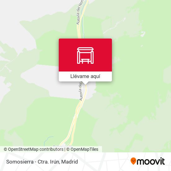 Mapa Somosierra - Ctra. Irún
