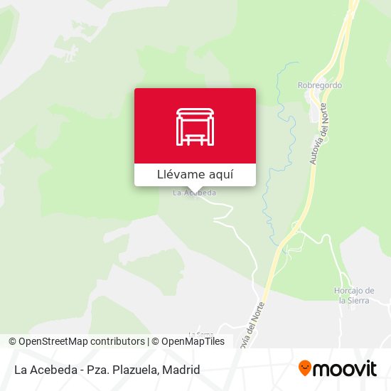 Mapa La Acebeda - Pza. Plazuela